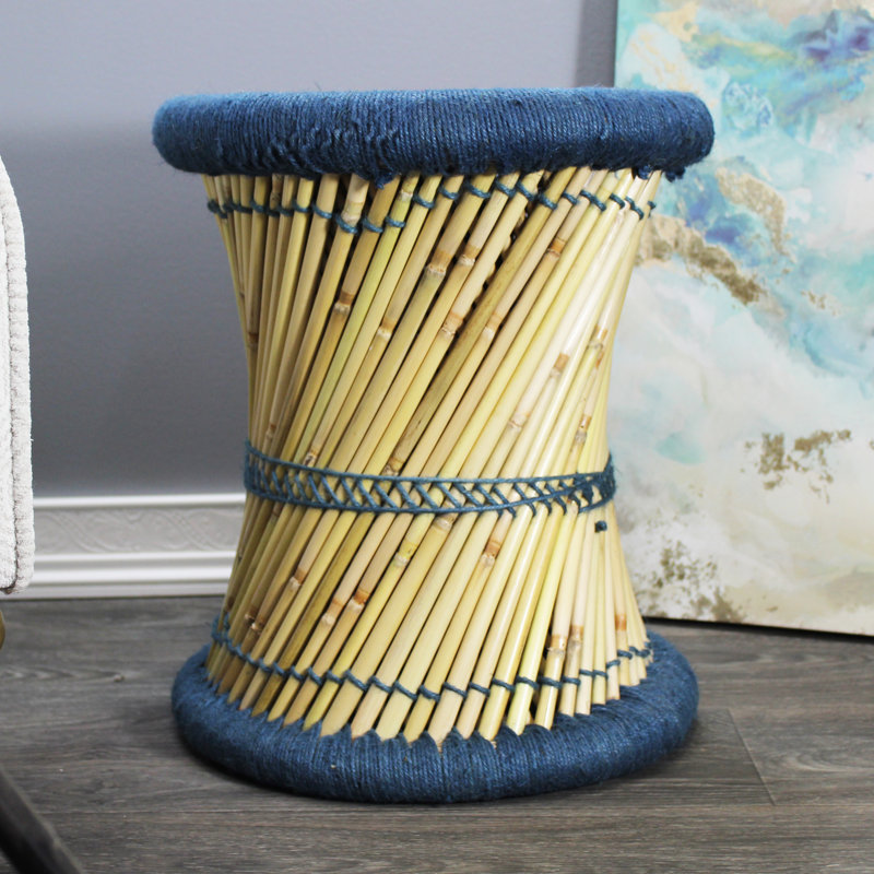 Tabouret d'appoint Barkhamsted, Bleu