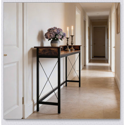 Table de canapé avec prise électrique, console, table de chevet