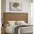 Simple Classic 1Pc King Size Bed Panel Headboard Walnut / Chestnut Brown Bedroom Furniture Wooden-1920362966