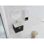 Armoire de salle de bain flottante minimaliste moderne Caspian avec lavabo en céramique et contreplaqué-123836418
