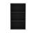 Black Wall Cabinet with Open Storage