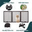Bamboo Free Standing Pet Gate-1458791213