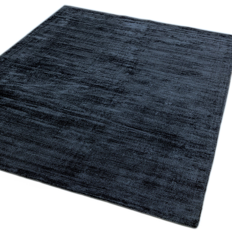 Nareg Handmade Tufted Navy Rug, Rectangle 200 x 290cm