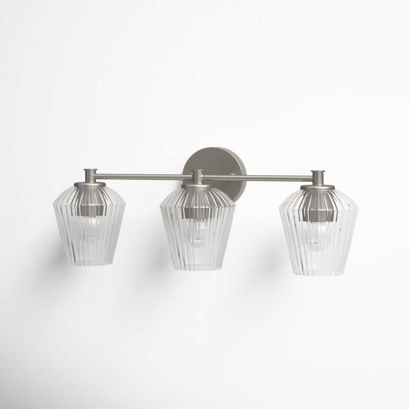 Depner 3 - Light Dimmable Vanity Light, Brushed Nickel