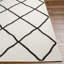 Tapis marocain noir / blanc Anevaeh-797295636