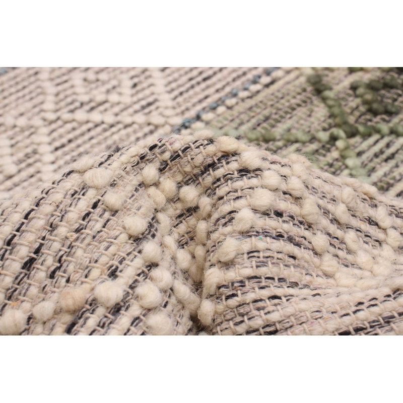 Tapis rond en laine 4 pi 10 po Korday