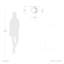 Plafonnier Bloom, abat-jour en satin blanc, laiton vieilli-1994209361