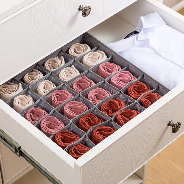 Underwear Bra Socks Storage Boxes Drawer Divider Cabinet Organizers  Wardrobe UK