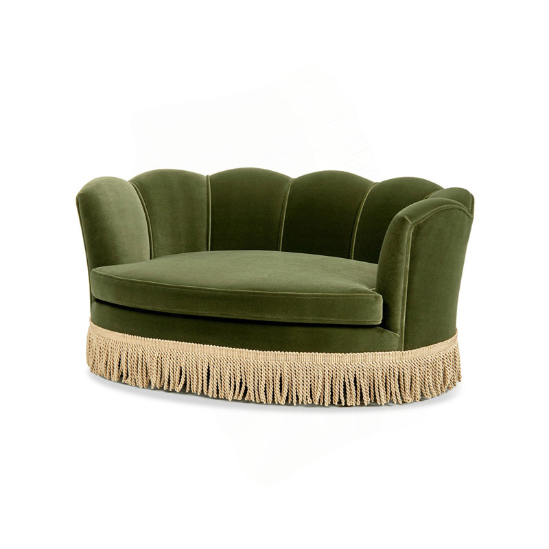 Canapé-lit 34,5 po Clara, Vert olive