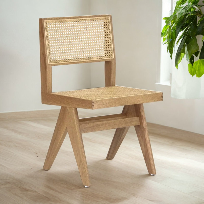 Chaise de salle à manger Brijido, Naturel