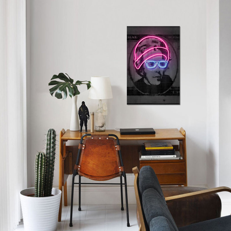 Jackson par Octavian Mielu - Estampe numérique sur toile tendue avec châssis, H 60 po x l 40po x P 1,5 po, Toile tendue