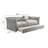 Daybed W/ Trundle, Gray-996780582