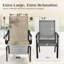 4 chaises de patio pour l'extérieur-390183334