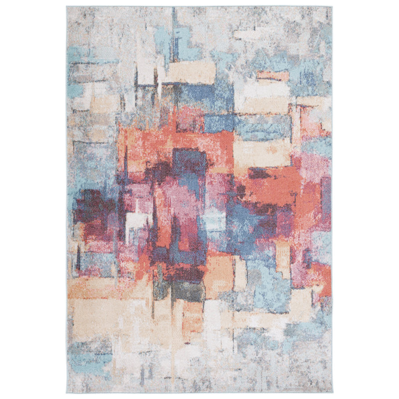 Styrman 500 Performance Abstract Rug, Rectangle 9' x 12'