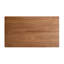 Table de salle à manger rectangulaire de 63 po avec aspect bois naturel pour les cuisines douillettes et la vie compacte - 4 à 6 places, solide +, imperméable, facile à nettoyer-1791796993