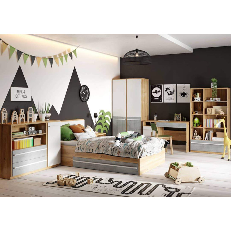 Abheer 161 cm H x 90 cm W Standard Bookcase