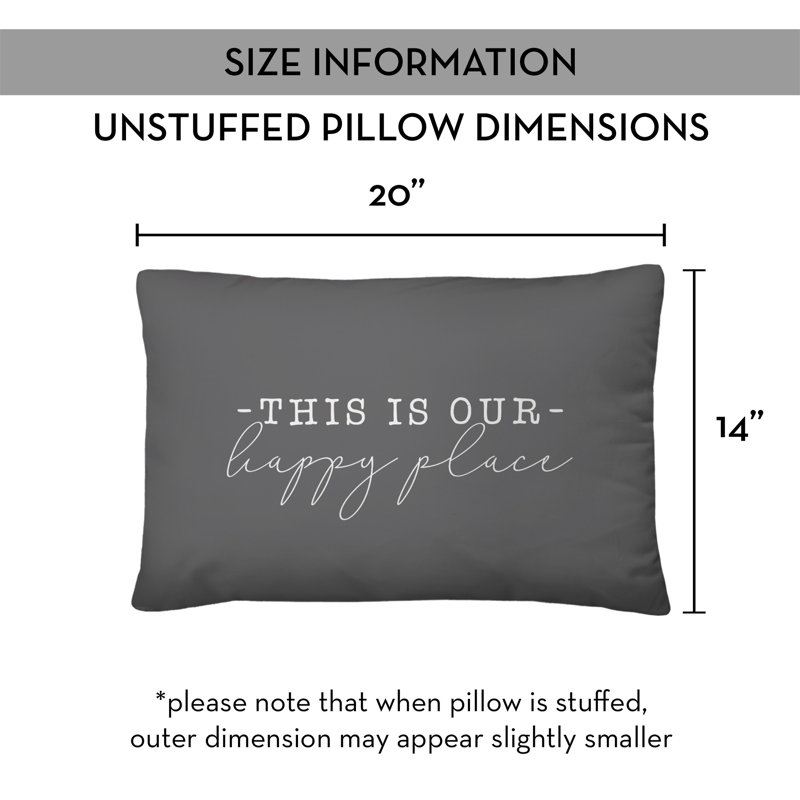 Outdoor Reversible Throw Pillow, Dark Gray/White
