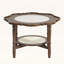 Table basse de style Mid-Century, rangement à 2 niveaux