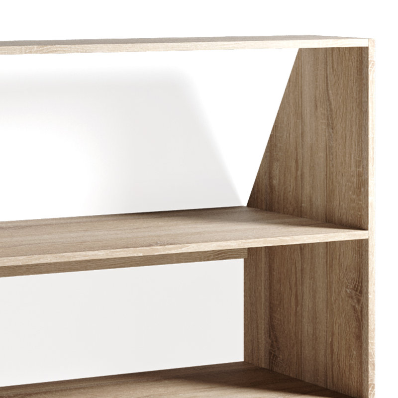 Bixente 90 cm W Shelving Unit, Sonoma