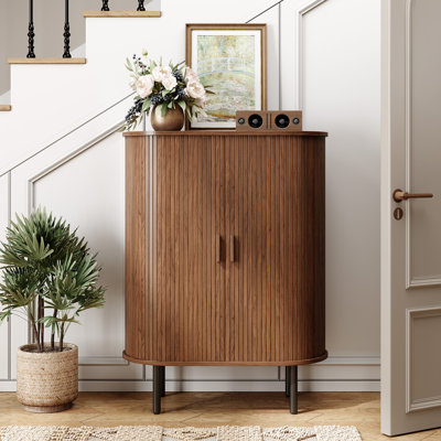 43.3'' Accent Cabinet With Tambour Doors