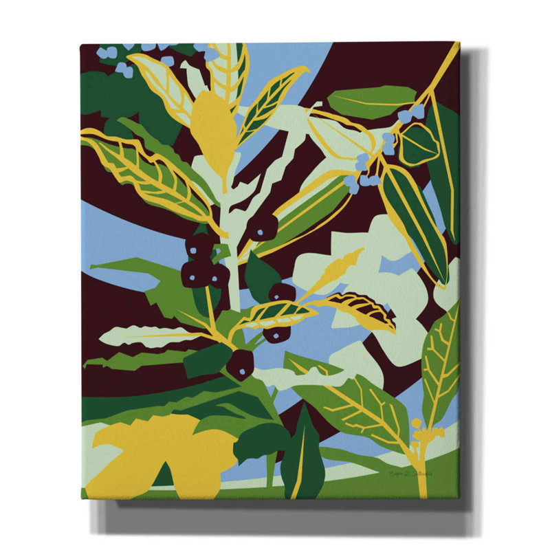 «Bay Leaf» par Megan Gallagher, art mural sur toile, H 24 po x l 20 po x P 0,75 po