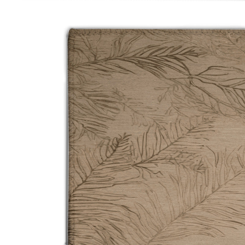 Tapis d'intérieur et d'extérieur brun Nature, Rectangulaire 2 pi x 3 pi