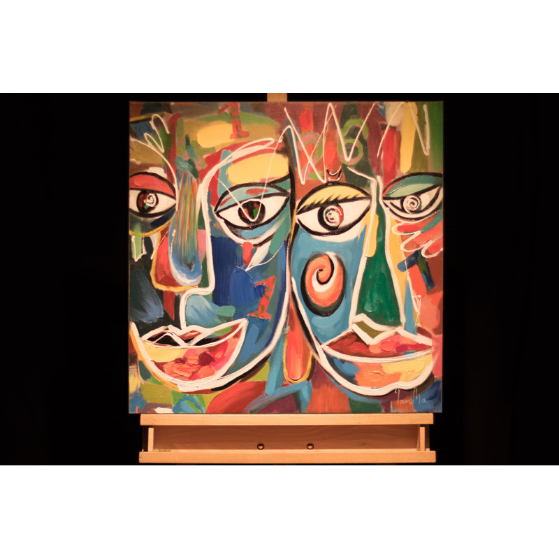 Hand -painted acrylic painting