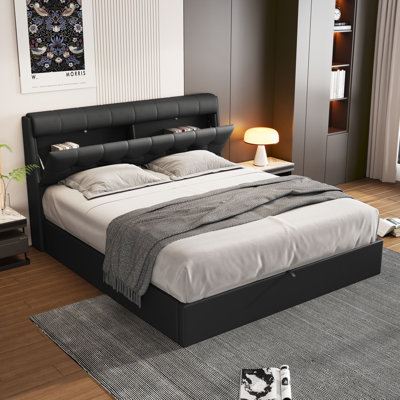 Upholstered Ottoman Storage Bed