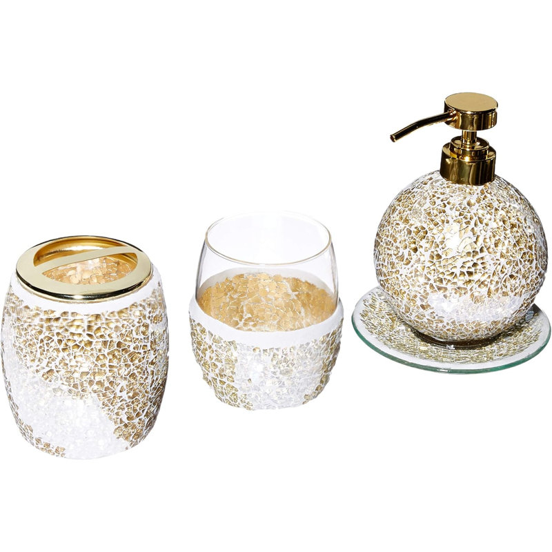 Bathroom accessory set