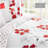 Cotton Blend Floral Duvet Cover with Pillowcases-93670798-93670797
