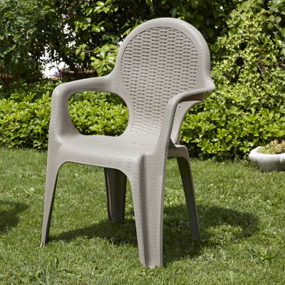 Seren Stackable Outdoor Patio Dining Armchair