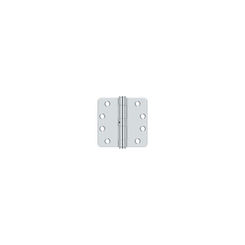 Steel Butt Bearing Hinge, Polished Chrome