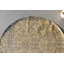 Tapis turc Oushak authentique authentique dans des tons neutres en laine biologique - motif de cercle antique