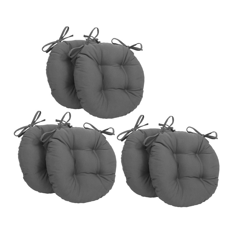 Outdoor 3.5'' Seat Cushion, Steel Gray