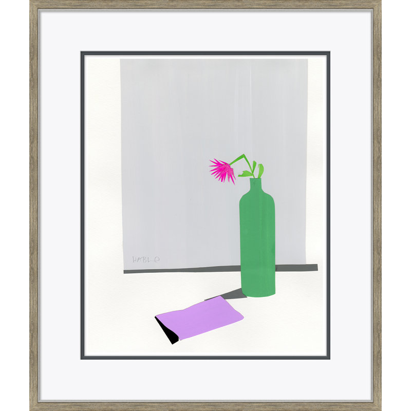 Green Bottle Giclee Print by Susan Hable
