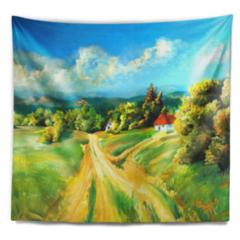 Polyester Tapestry, 32" H x 39" W
