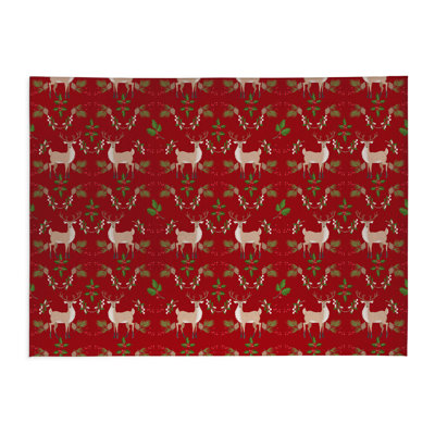 Botanical Deer Low Profile Kitchen Mat