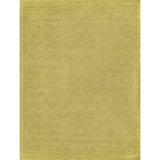 Hand Knotted Area Rug in Mustard