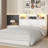 Wooden Headboard With Adjustable Led Lights