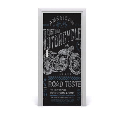 Motoring Door Decal