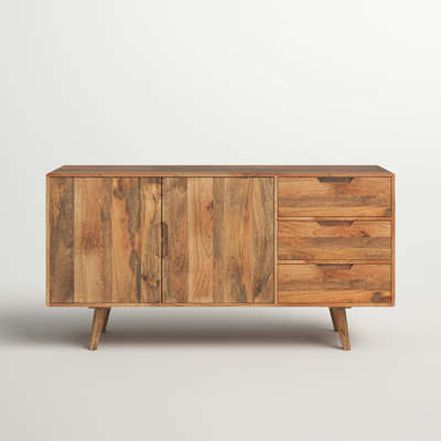 Adeel 145cm Solid Wood Sideboard