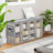 Shoe Storage Bench with Cushion, Shoe Rack with 3-Tier Adjustable Shelf for Entryway, Living Room-1494242260-1494242259