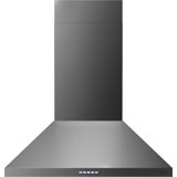 Ombra 36 in. 600 CFM Wall Mount Range Hood in Black Stainless Steel