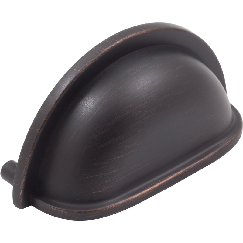 Poignée coquille 3" center to center Estate, Bronze vintage