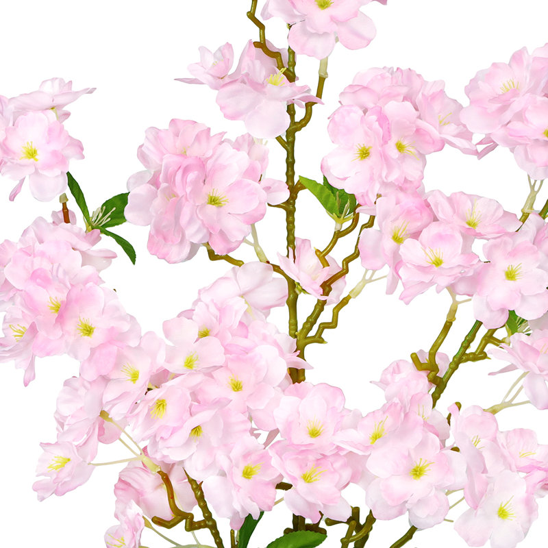 Tige de fleur de cerisier artificielle Coso, Rose