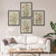 «Rustic Green Wildflowers», reproduction d'art encadrée, affiche, petit art mural-101825697-101825698