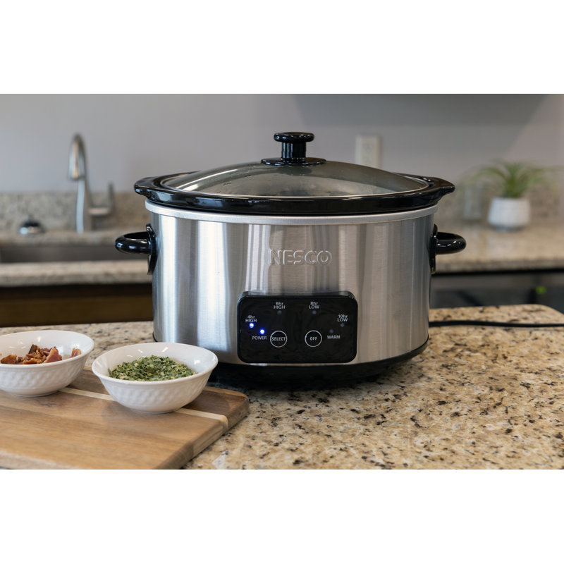 Nesco 6 Qt. Stainless Steel Slow Cooker
