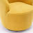 Fabric Swivel Accent Armchair Barrel Chair With Powder Coating Metal Ring-213276254