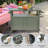  Vaydah Grill Carts Outdoor Storage Cabinet with Wheels, Metal Outdoor Grill Table Kitchen Dining Table Cooking Prep BBQ Table for Patio, Kitchen Island, Home Party, Bar-370196335