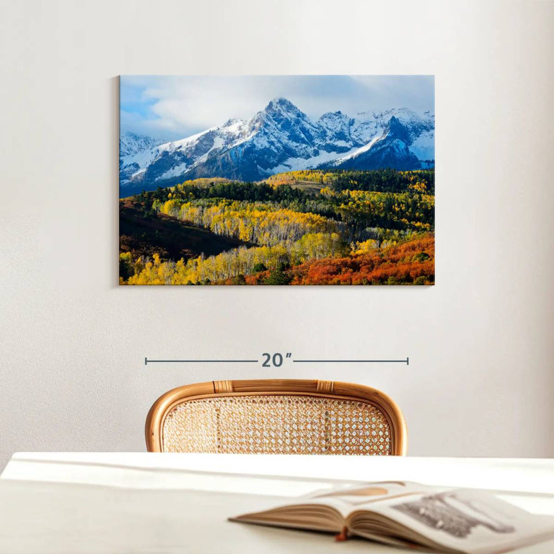 Paysage de montagne à Alvord, H 16 po x l 24 po